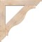 Ekena Millwork Funston Traditional Smooth Bracket w/ Offset Brace, Douglas Fir, 7 1/2"W x 44"D x 44"H BKT0806X44X44FST01SDF - alternate 3